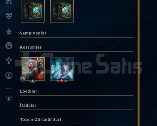 TR Unranked | 1 Kostüm - 22 Hero | LoL Hesap