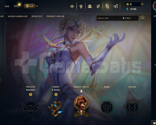 TR Unranked | 3 Kostüm - 27 Hero | LoL Hesap