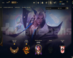 TR Gold 3 | 31 Kostüm - 85 Hero | LoL Hesap