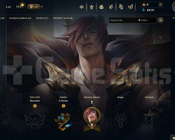 TR Unranked | 22 Hero - 5K Mö | LoL Hesap