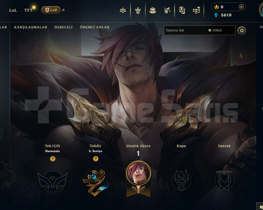 TR Unranked | 22 Hero - 5K Mö | LoL Hesap