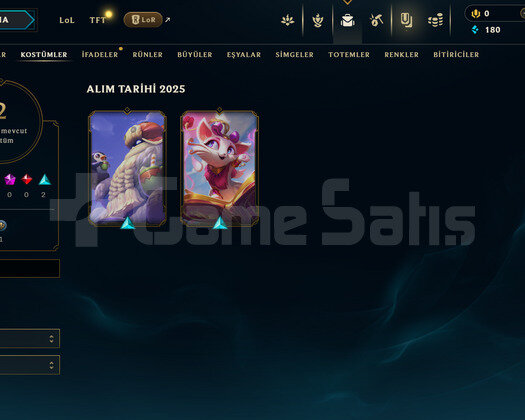 TR Esnek Plat 4 | 2 Kostüm - 28 Hero | LoL Hesap