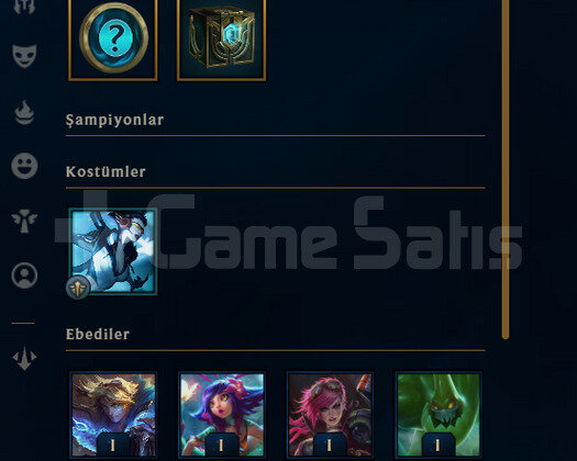 TR Esnek Plat 4 | 2 Kostüm - 28 Hero | LoL Hesap