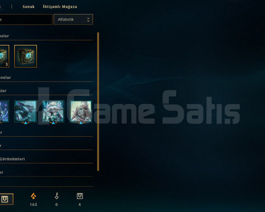 TR Unranked | 3 Kostüm - 33 Hero | LoL Hesap