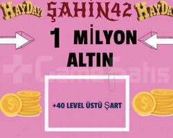 1 MİLYON ALTIN 40+ SEVİYE