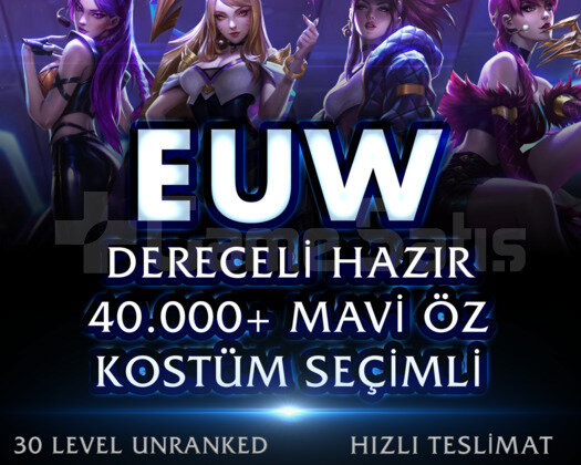EUW 40K MAVİ ÖZ KOSTÜM SEÇİMLİ BAN YEMEZ