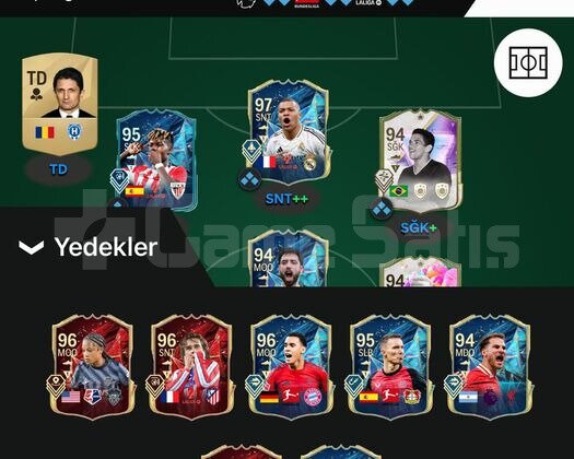 FC 25 MBAPPELİ HESAP BOL TOTSLU