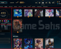 586 LEVEL / 493 SKIN / FULL HERO / +MAIL /KING RAM