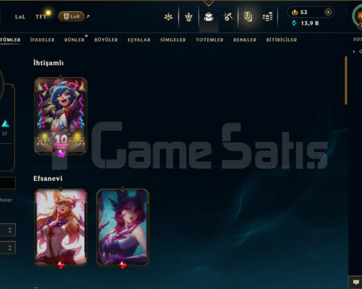 TR 42 SKİN UNRANKED HESAP
