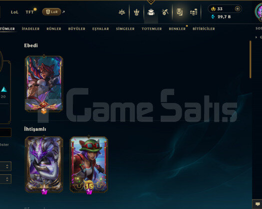TR | 40 SKİN | PLATİN 3 | 29 K ÖZ