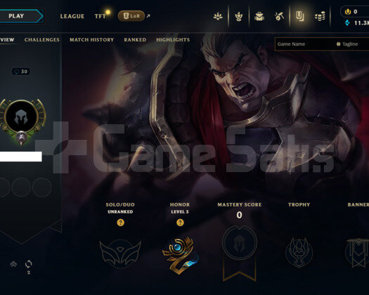 EUW UNRANKED HANDMADE 30 LEVEL