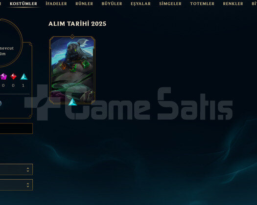 TR Unranked | 1 Kostüm - 22 Hero | LoL Hesap
