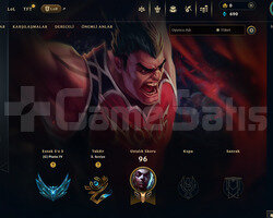 TR Esnek Plat 4 | 2 Kostüm - 25 Hero | LoL Hesap