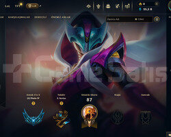 TR Esnek Plat 4 | 2 Kostüm - 25K Mö | LoL Hesap