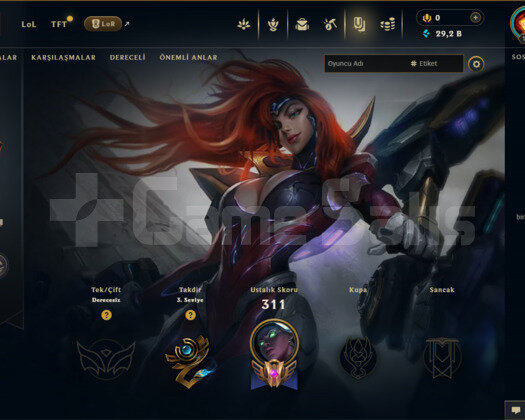 TR | 36 SKİN | UNRANKED | 29 K ÖZ