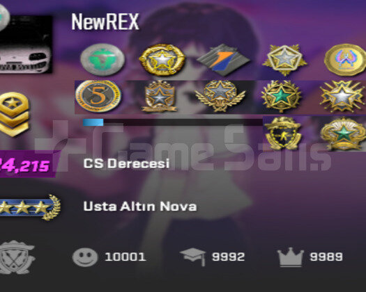 12 MADALYA ILK MAIL 30K ÖVGÜ 6.6K SAAT 50 LVL ACC