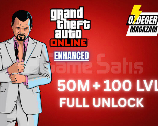 GTA ENHANCED 50M DOLAR +100 LVL Full Unlock+ bonus