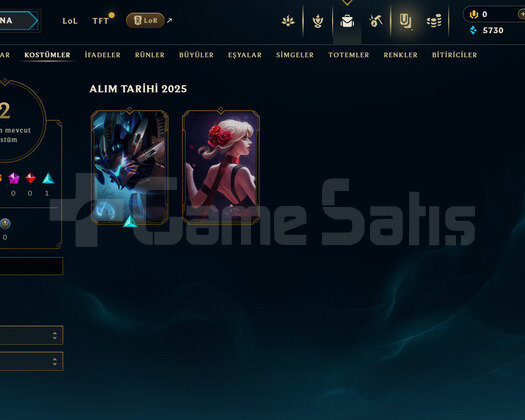 TR Silver 2 | 2 Kostüm - 24 Hero | LoL Hesap