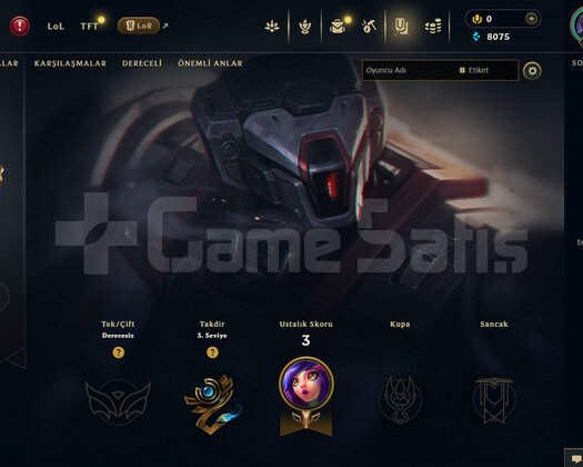 TR Unranked | 1 Kostüm - 21 Hero | LoL