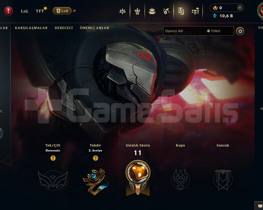 TR Unranked | 1 Kostüm - 21 Hero | LoL
