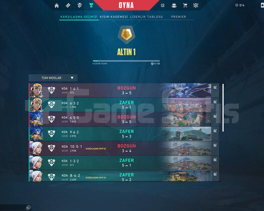 Takılmalık Gold 1 güzel hesap