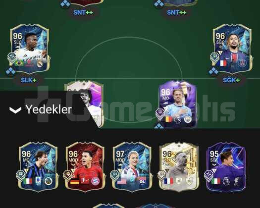 OYUN SONU KADROLU PC HESABI KDB,GULLIT 7.2M COINS