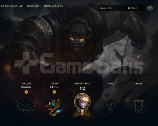 2021 KURULUM / 32 LEVEL / UNRANKED