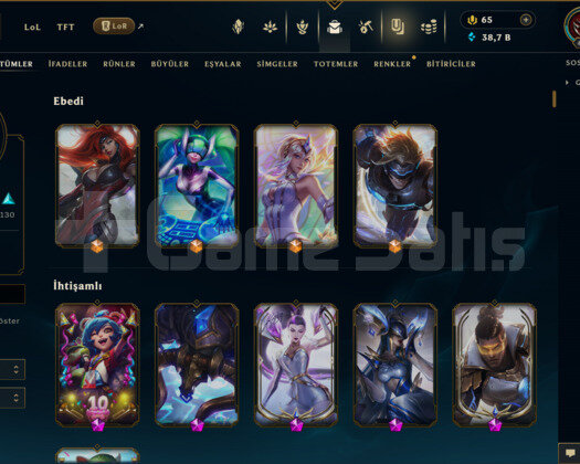 TR | 331 KOSTÜM 448 LEVEL 38K+ ÖZ MAİL HESAP