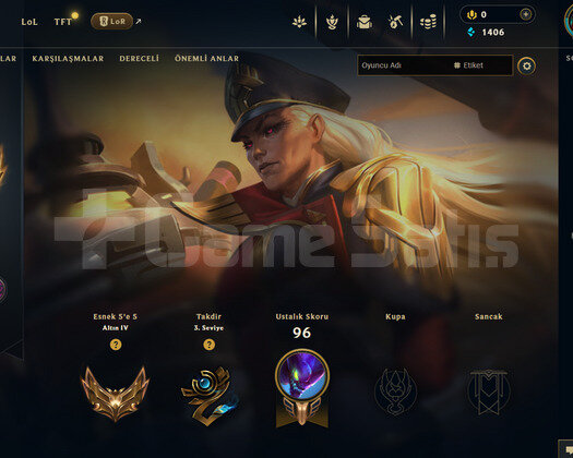 TR Silver 4 | 1 Kostüm - 31 Hero | LoL Hesap