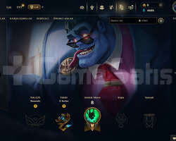 TR Unranked | 1 Kostüm - 25 Hero | LoL Hesap
