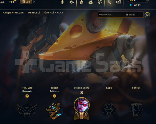 GEÇEN SEZON PLAT / 41 LEVEL / UNRANKED
