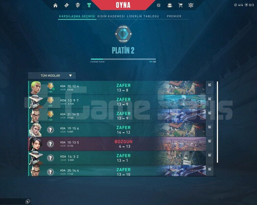 Plat 2 Nick değiştirme var