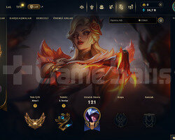 TR Gold 1 | 1 Kostüm - 34K Mö | LoL Hesap