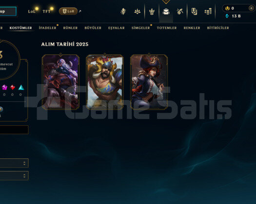 EUW SİLVER 3 / 3 KOSTÜM / 13K MÖ