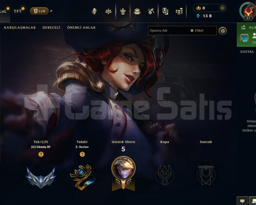 EUW SİLVER 3 / 3 KOSTÜM / 13K MÖ