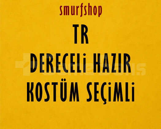 TR DERECELİ HAZIR KOSTÜM SEÇİMLİ