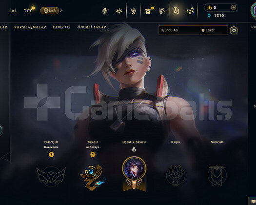 EUW Unranked | 1 Kostüm - 33 Hero | LoL Hesap