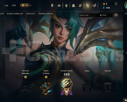TR Unranked | 15 Kostüm - 37 Hero | LoL Hesap