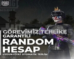 GÖREVİMİZ TEHLİKE GARANTİLİ PUBGM RANDOM HESAP