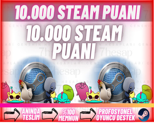 ANINDA10.000 STEAM PUANI