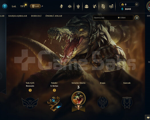 TR Unranked | 1 Kostüm - 23 Hero | LoL