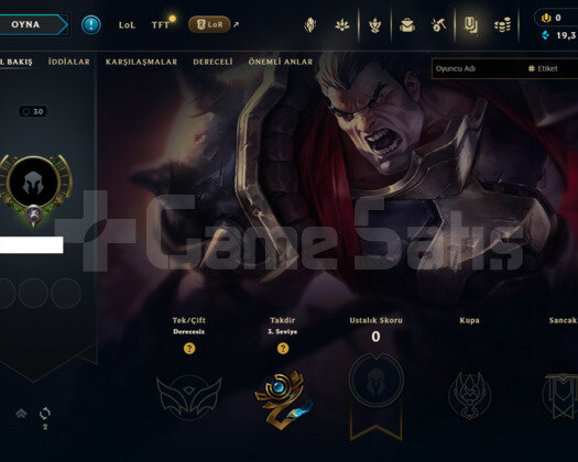 EUW UNRANKED HANDMADE 30 LEVEL