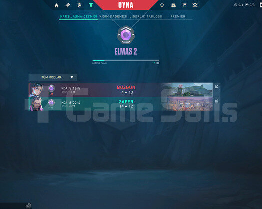 İmmortal 1 Peak I Dia 2 I Yüksek MMR