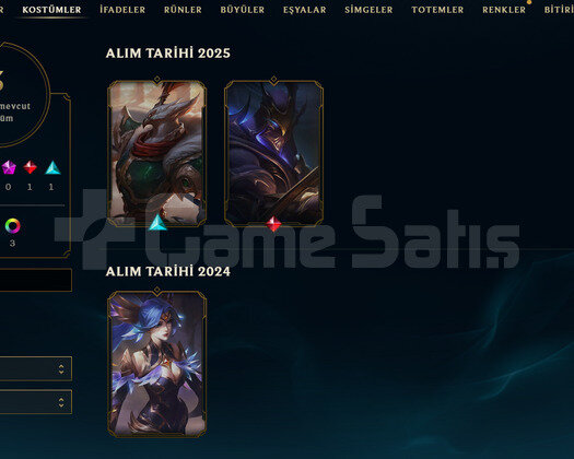 EUW Gold 1 | 3 Kostüm | RANKED HAZIR!