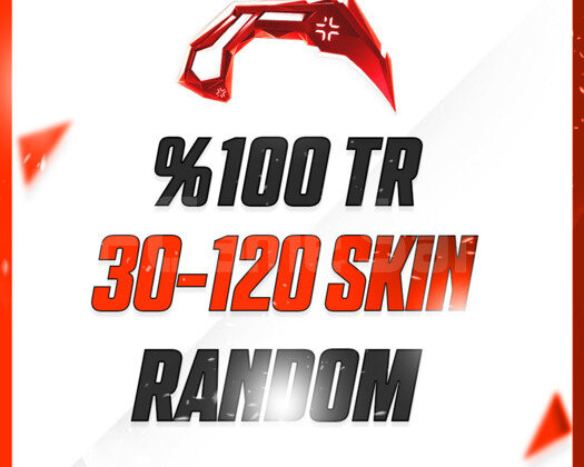 100 TR VALORANT 30-120 SKİN GARANTİLİ RANDOM HE