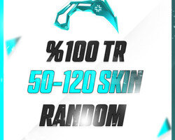 100 TR VALORANT 50-120 SKİN GARANTİLİ RANDOM HE