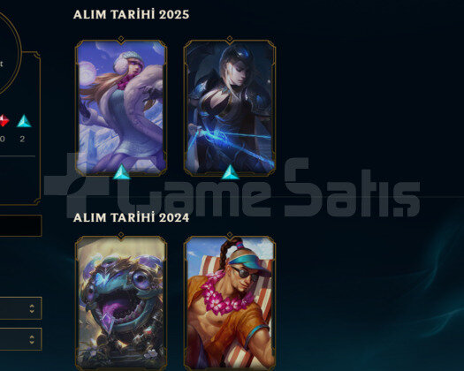 DERECELİ HAZIR / 1 YILLIK / EUW UNRANKED