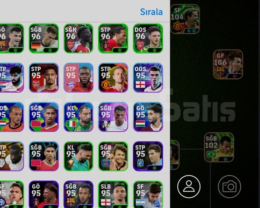 KG3201 106 MESSİ 105 DROGBA  105 JUNİOR