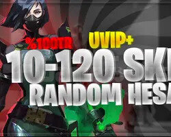 VALORANT 10-120 SKİN RANDOM TR HESAP UVIP KALİTE
