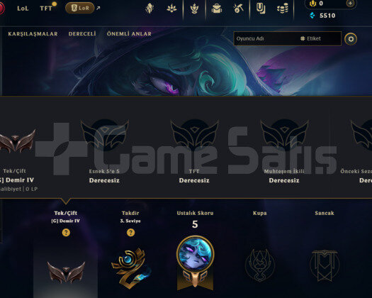 TR DEMİR 4 / 0LP S11 HESABI